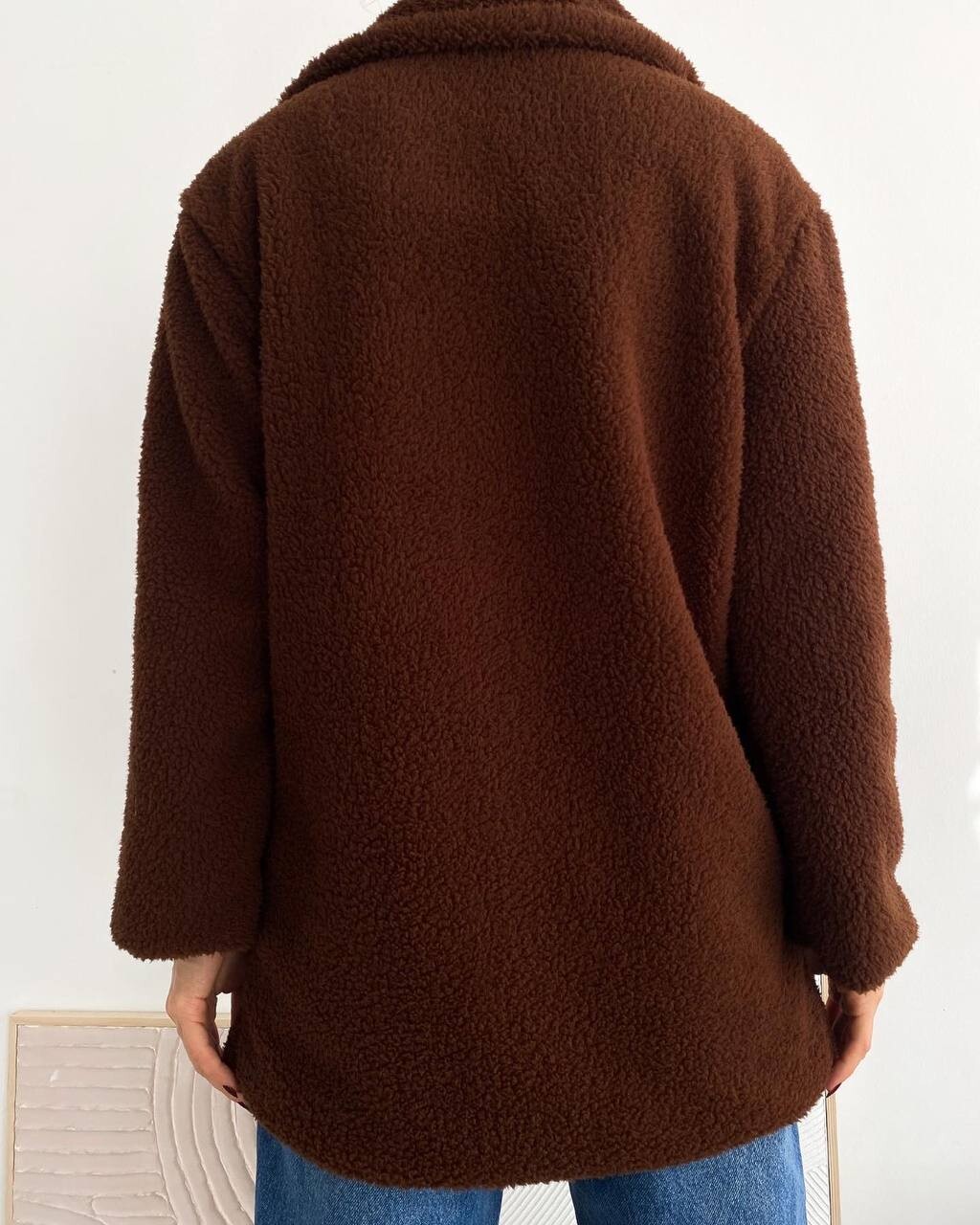 KADIN KRUVAZE PELUŞ KABAN ZYN-58366 - 11